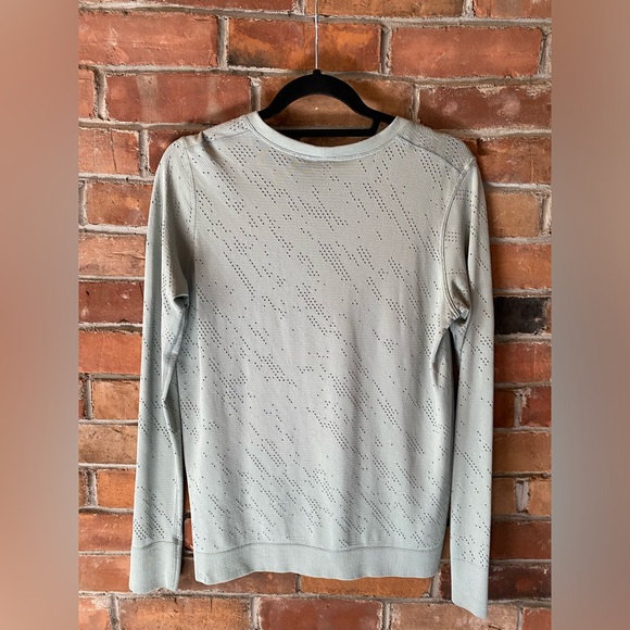 LULULEMON swiftly relaxed long sleeve shirt painted camo silver blue 2022 - Picture 4 of 8